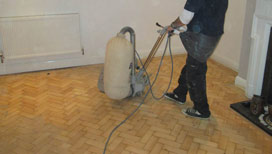 Sanding is a part of the floor maintenance